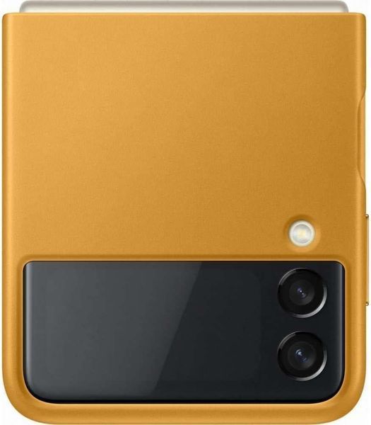 Чохол Sasmung Leather Cover Mustard для Galaxy Z Flip 3 2387022700 фото