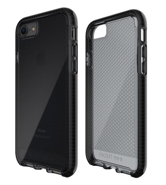 Чехол Tech21 Evo Check Smoke Black для iPhone 7 | 8 | SE 2020 | SE 2022