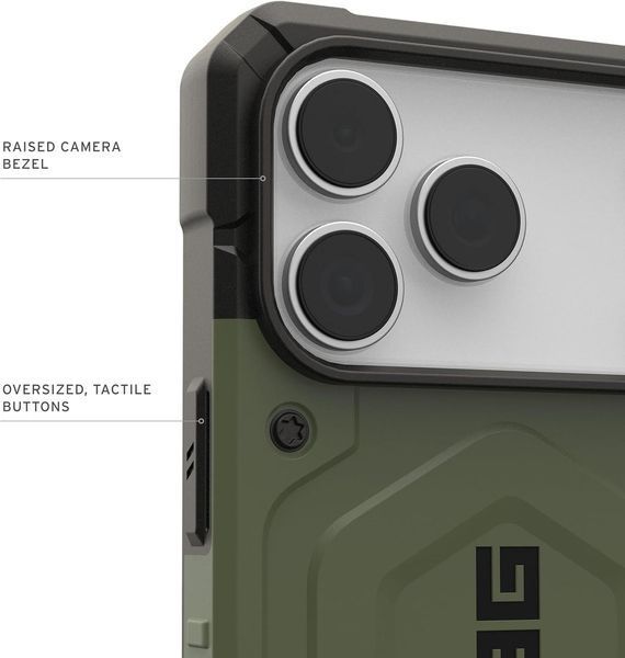 Чехол UAG Pathfinder MagSafe Olive для iPhone 18 Pro Max | 17 Pro Max 3006879533 фото