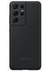 Оригинальный чехол Samsung Silicone Cover Black для Galaxy S21 Ultra 5G SM-G998, фото 4