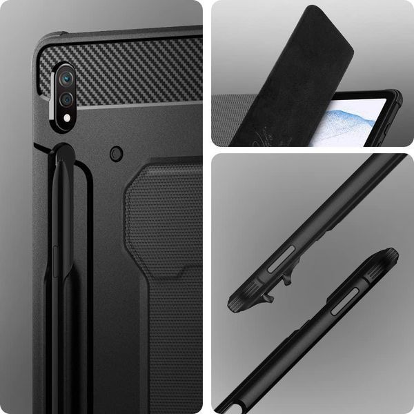 Чехол Spigen Rugged Armor Pro Black для Galaxy Tab S7 Plus | S8 Plus ACS01607 1855693222 фото