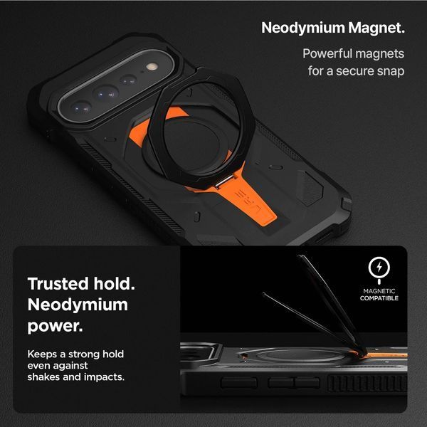 Чохол VRS Design TerraGuard ACTIVE Magnetic Guardian Black для Google Pixel 11 Pro XL