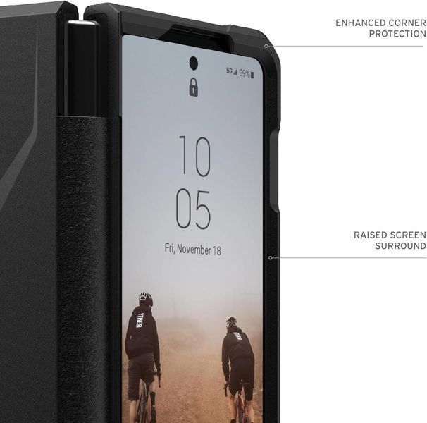 Чохол UAG Civillian Series Black для Samsung Galaxy Fold 5 2447017326 фото
