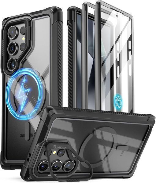 Противоударный чехол 360&deg; Poetic Guardian MagSafe для Samsung Galaxy S24 Ultra SM-S928 2119246875 фото
