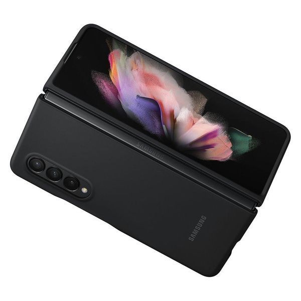 Чехол Sasmung Silicone Cover Black для Galaxy Z Fold 3 1626722731 фото