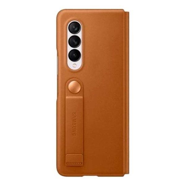 Чехол Samsung Leather Flip Cover Brown для Galaxy Z Fold 3 5G 2667588111 фото