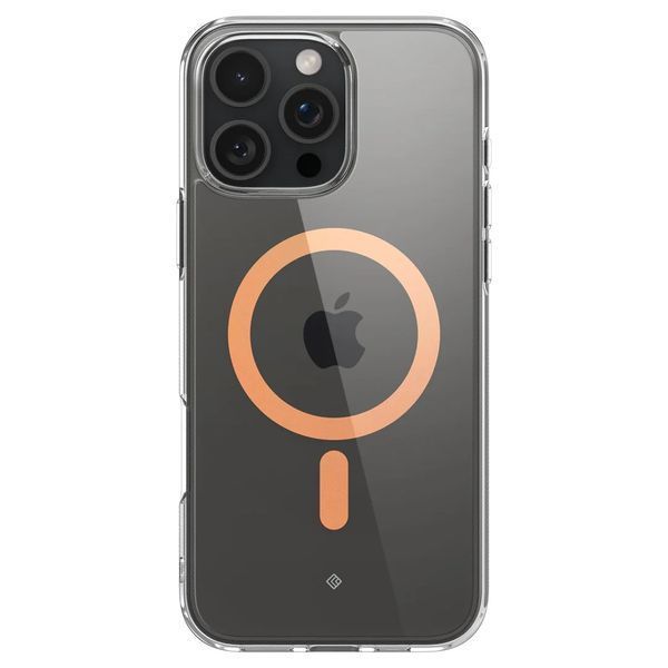 Чехол Caseology Capella Mag Clear Sepia Gold для iPhone 16 Pro ACS08305 2352067857 фото