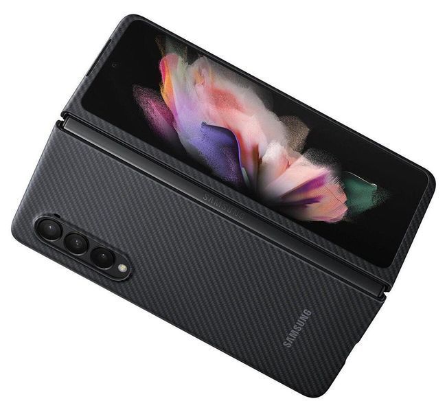 Чохол Samsung Aramid Cover Black для Galaxy Fold 3