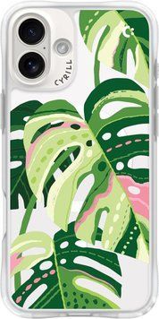 Чохол Spigen Cyrill UltraSheer MagSafe Monstera Leaves для iPhone 16 2506445870 фото