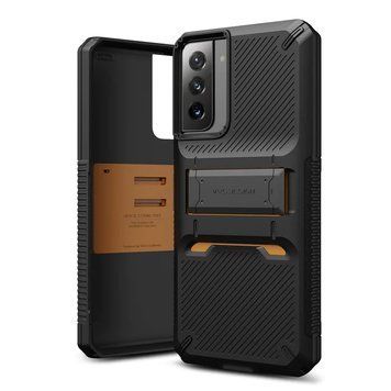 Чохол Vrs Design Damba QuickStand Pro Black для Samsung Galaxy S21 SM-G991 1797860801 фото