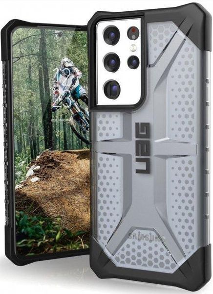 Оригинальный чехол UAG Plasma Series Ash для Samsung Galaxy S21 Ultra SM-G998