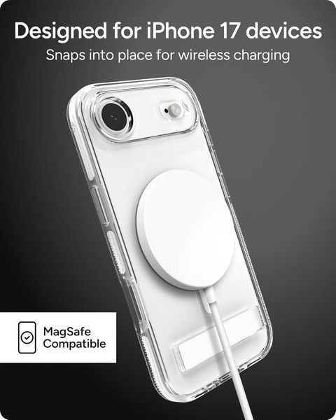 Чехол Zagg Gear4 Santa Cruz Snap with Kickstand Clear White для iPhone Air 3100279380 фото