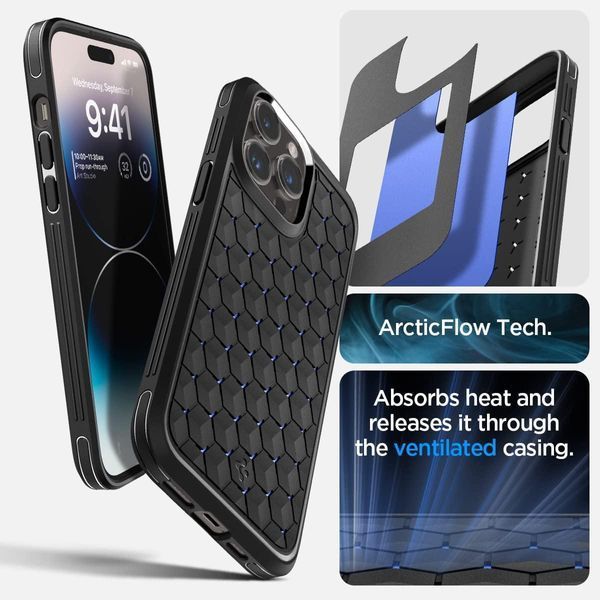 Чехол Spigen Cryo Armor Matte Black для iPhone 14 Pro Max