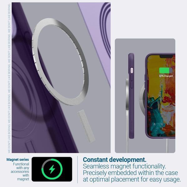 Чехол Caseology Nano Pop Mag Grape Purple для iPhone 13 | 14 ACS05085 1912668973 фото