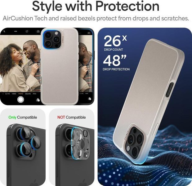 Чохол Spigen Cyrill Kajuk Magsafe Cream для iPhone 16 Pro Max ACS08396 2498358109 фото