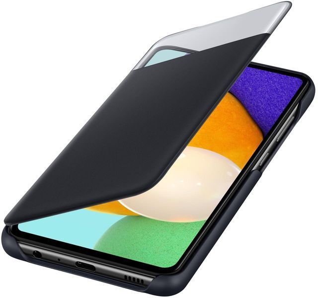 Чехол Samsung Smart S View Wallet Cover Black для Galaxy A52 1696363527 фото