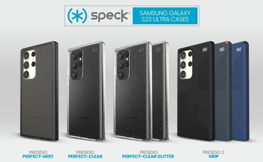 Чехол Speck Presidio Grip Black для Samsung Galaxy S23 Ultra SM-S918