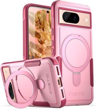 Чохол Poetic Neon MagSafe Ring Stand Cover Black для Google Pixel 8 2105709573 фото