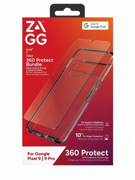 Чехол + стекло Zagg Luxe & Glass 360&deg; для Google Pixel 9 | 9 Pro