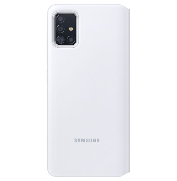 Оригинальный чехол Samsung S View Wallet Cover White для Galaxy A51 SM-A515