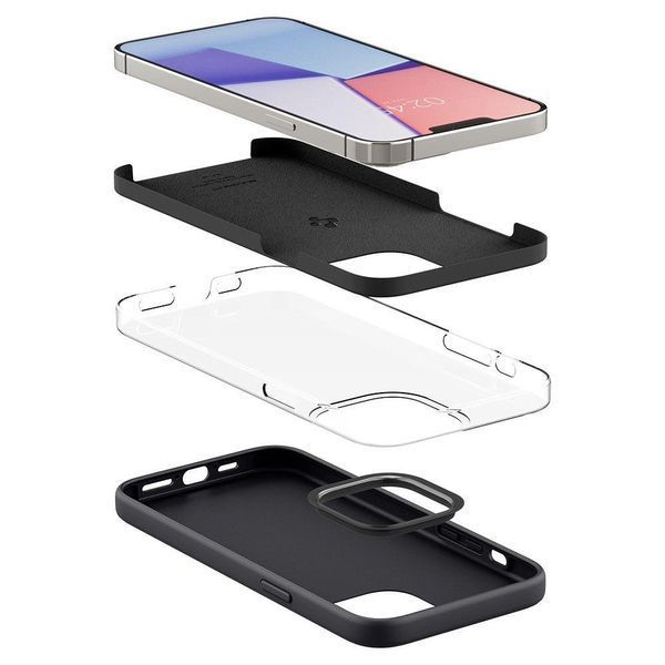 Чехол Spigen Silicone Fit Black для iPhone 13 Pro Max 1631045072 фото