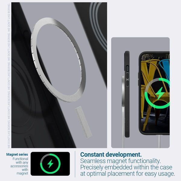 Чохол Caseology Parallax Mag Mag Matte Black для iPhone 13 | iPhone 14 1794286041 фото