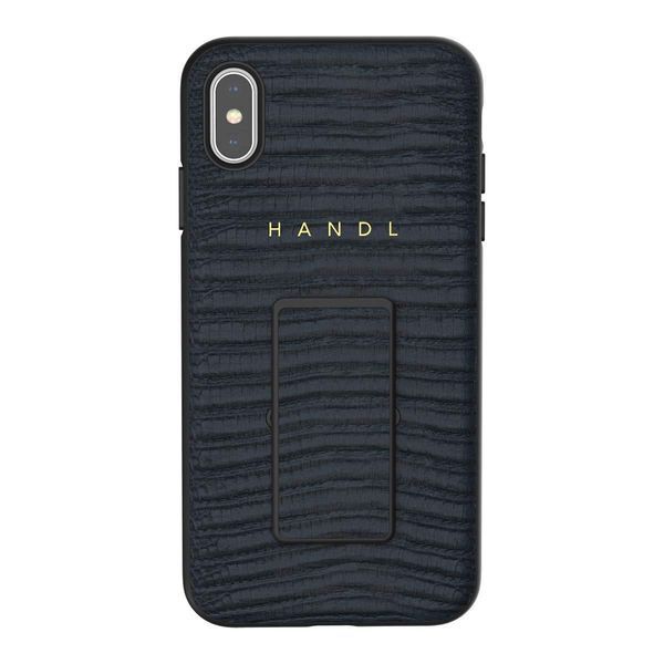 Чохол Handl Inlay Navy Croc для iPhone X | Xs 1306300141 фото