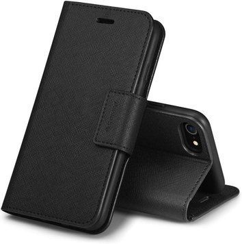 Чохол Caseology Calin Saffiano Black для iPhone 7 | 8 | SE 2020 | SE2022 ACS01177 2012782666 фото
