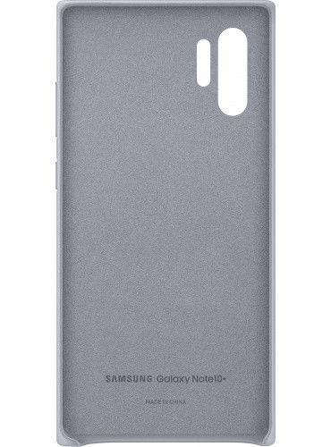 Чохол Samsung Leather Back Cover Grey для Samsung Galaxy Note 10 Plus SM-N975 1506867528 фото