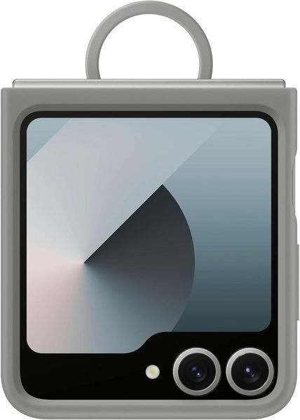 Чохол Samsung Silicone Cover With Ring Gray для Galaxy Flip 6 2567610234 фото