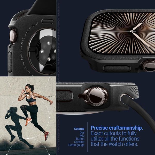 Чехол Caseology Vault Matte Black для Apple Watch Series 10 42mm ACS08595 2681022119 фото