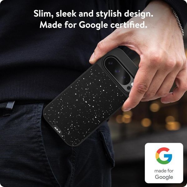 Чехол Mous MagSafe&reg; Speckled Black Fabric для Google Pixel 9 | 9 Pro 2389524895 фото