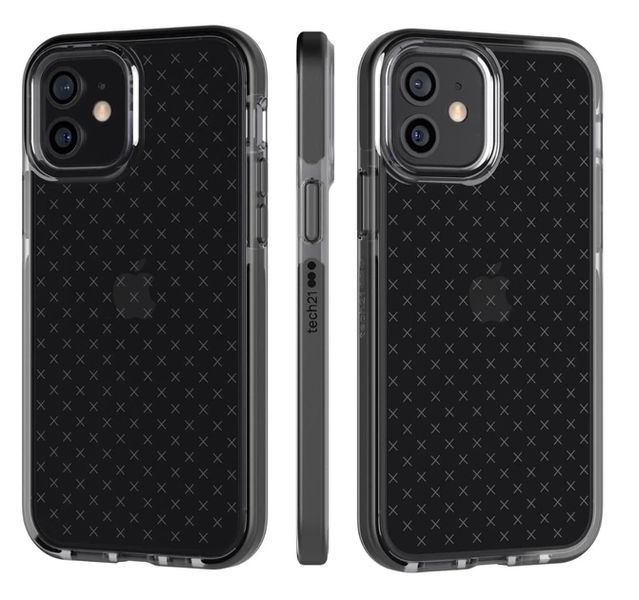 Чохол Tech21 Evo Check Smoke Black для iPhone 12 | 12 Pro 1842867769 фото