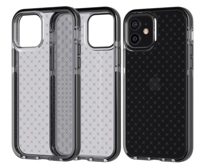 Чохол Tech21 Evo Check Smoke Black для iPhone 12 | 12 Pro 1842867769 фото