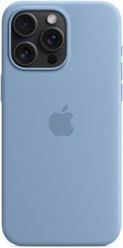 Чохол Apple Silicone Case MagSafe Winter Blue для iPhone 15 Pro Max MT1Y3ZM 2325107172 фото
