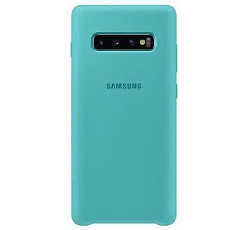 Чохол Samsung Silicone Cover Green для Galaxy S10 Plus SM-G975 1400067535 фото