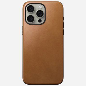 Чохол Nomad Modern Leather Case English Tan для iPhone 15 Pro Max 2259427395 фото