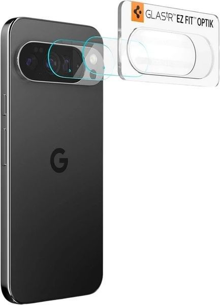 Захисне скло для камери Spigen GlasTR EZ Fit Optik 2-Pack для Google Pixel 9 Pro AGL08444 2865923190 фото