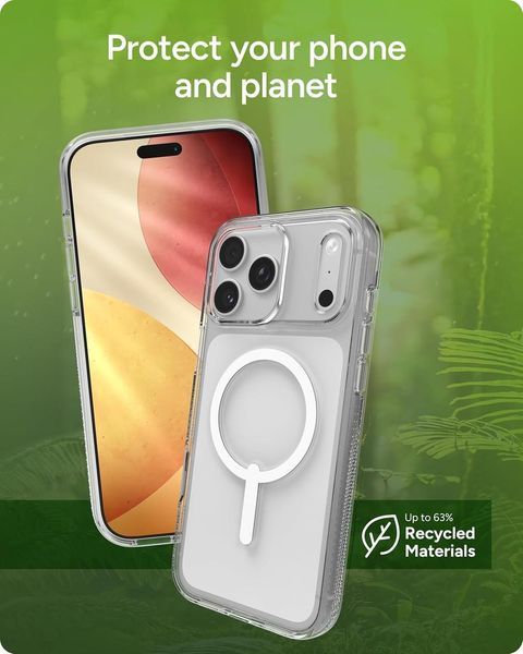 Чохол Zagg Gear4 Crystal Palace Snap Magsafe Clear White для iPhone 17 Pro Max 3100287161 фото