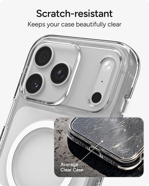 Чохол Zagg Gear4 Crystal Palace Snap Magsafe Clear White для iPhone 17 Pro Max 3100287161 фото