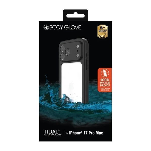 Водонепроницаемый чехол Body Glove Tidal Black для iPhone 17 Pro 3165243337 фото