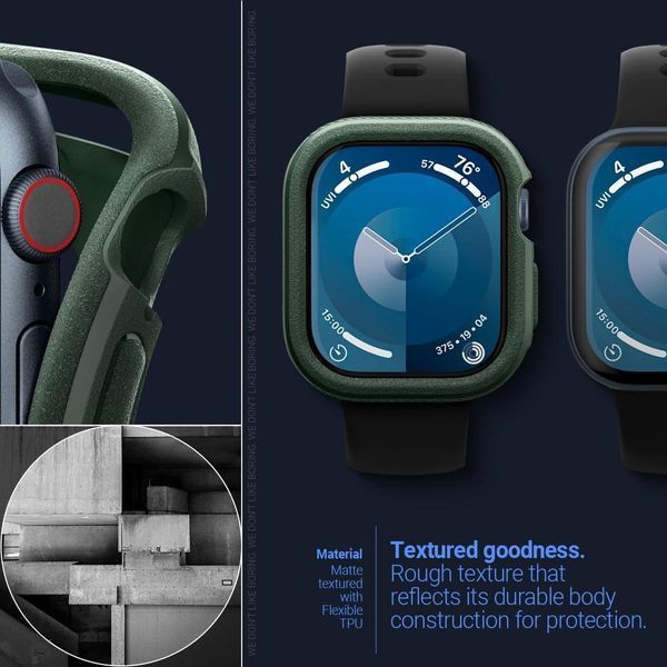 Чехол Caseology Vault Midnight Green для Apple Watch Series 10 42mm ACS08596 2681028722 фото