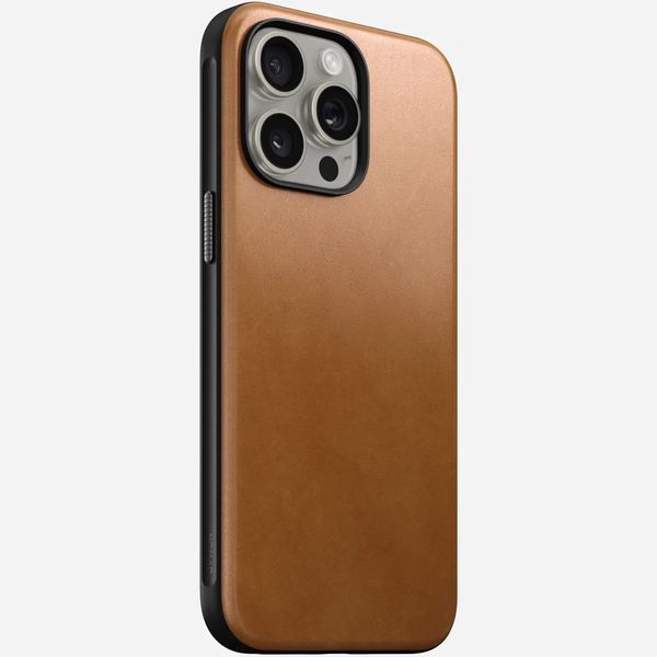 Чехол Nomad Modern Leather Case English Tan для iPhone 15 Pro Max 2259427395 фото