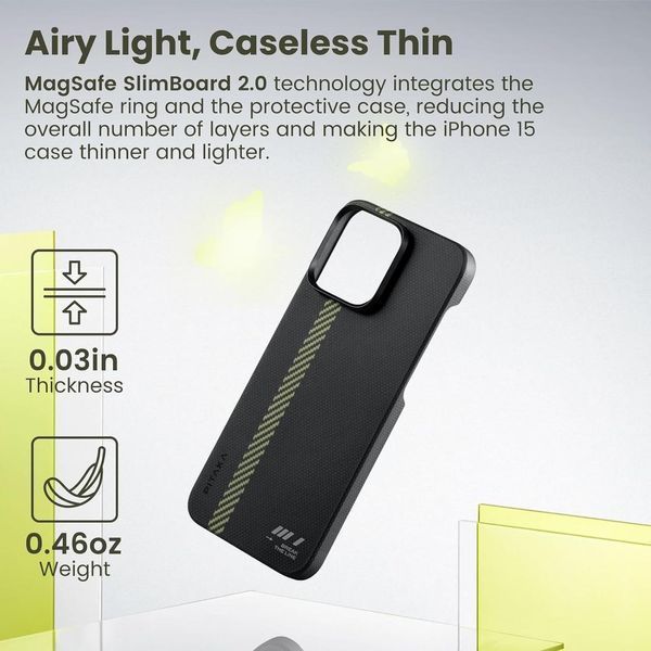 Чохол Pitaka MagEZ Case 4 Break the Line для iPhone 15 Pro Max 3010732668 фото
