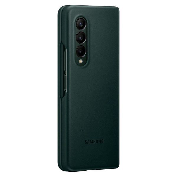Чохол Samsung Leather Cover Green для Galaxy Fold 3