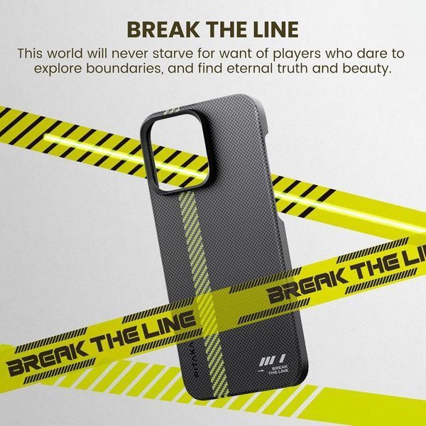 Чохол Pitaka MagEZ Case 4 Break the Line для iPhone 15 Pro Max 3010732668 фото