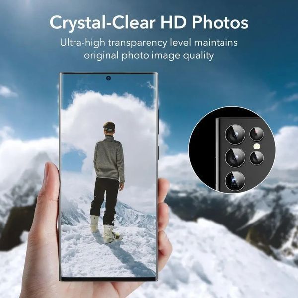 Защитное стекло для камеры ESR Camera Lens Protector Clear для Samsung Galaxy S23 Ultra SM-S918 1961157322 фото
