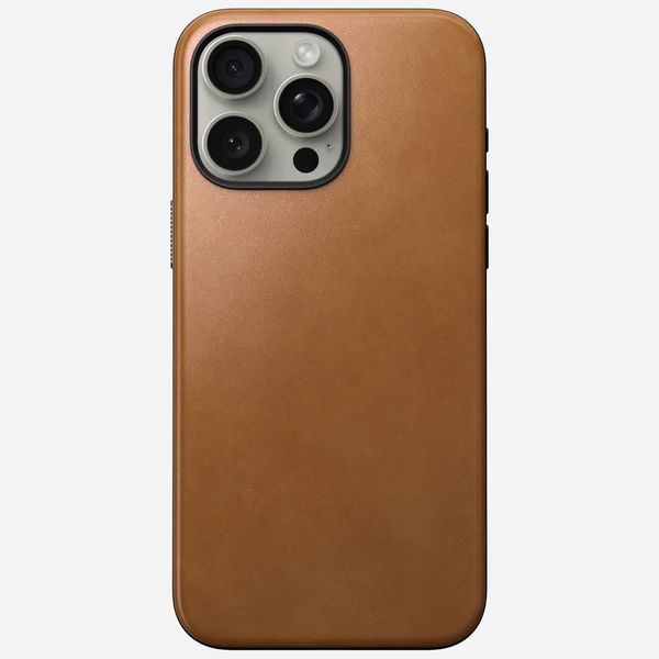 Чехол Nomad Modern Leather Case English Tan для iPhone 15 Pro Max 2259427395 фото
