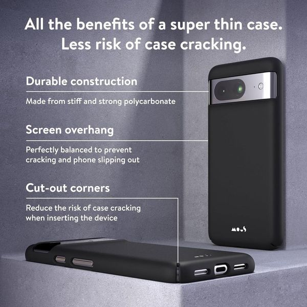 Чохол Mous Super Thin MagSafe Jet Black для Google Pixel 8 2226844272 фото
