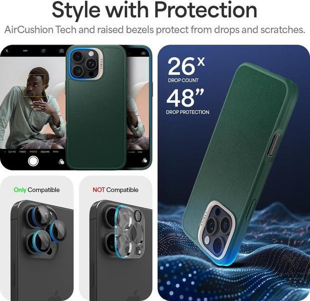 Чехол Spigen Cyrill Kajuk Magsafe Forest Green для iPhone 16 Pro Max ACS08398 2498366833 фото